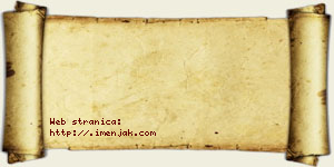 Ljubica Jaglikić vizit kartica